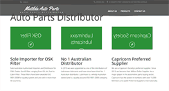 Desktop Screenshot of matildaautoparts.com